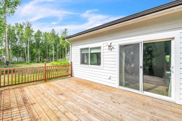 4850 N Riverstone Cir, Palmer, AK 99645 - view of deck