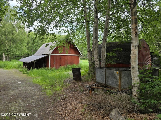 5650 N Talgach View Dr, Wasilla, AK 99654 - view of barn