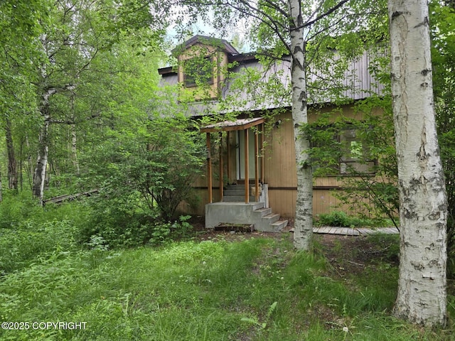 5650 N Talgach View Dr, Wasilla, AK 99654 - back of property