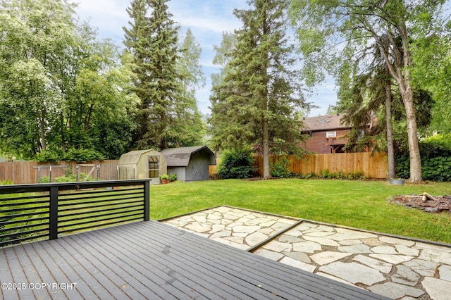 13521 Ebbtide Cir, Anchorage, AK 99516 - wooden terrace featuring a patio area