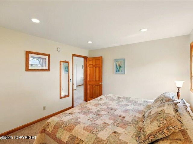 58820 E End Rd, Homer, AK 99603 - bedroom with carpet floors, recessed lighting, and baseboards