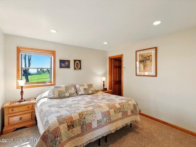 58820 E End Rd, Homer, AK 99603 - bedroom with carpet, recessed lighting, and baseboards