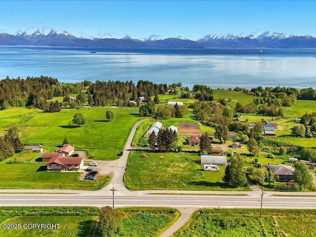 58820 E End Rd, Homer, AK 99603 - bird's eye view of a water and mountain view