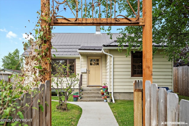 1310 G St, Anchorage, AK 99501 - bungalow featuring metal roof and entry steps