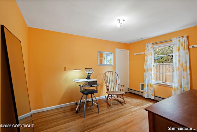 1310 G St, Anchorage, AK 99501 - living area with wood finished floors and baseboards