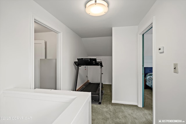 1310 G St, Anchorage, AK 99501 - corridor featuring carpet and baseboards