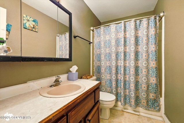 3470 W Wren St, Wasilla, AK 99623 - full bath with vanity and shower / bath combination with curtain