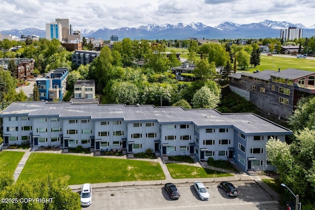 824 O Pl, Anchorage, AK 99501 - bird's eye view of mountains