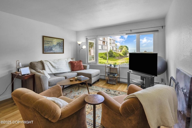 824 O Pl, Anchorage, AK 99501 - living room with light wood-style flooring