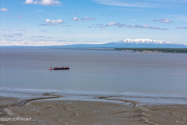 824 O Pl, Anchorage, AK 99501 - water view featuring a mountainous background