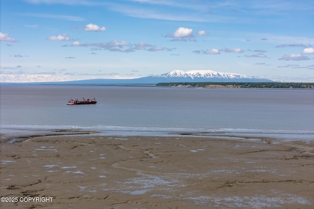 824 O Pl, Anchorage, AK 99501 - water view with a mountain backdrop