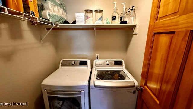 7191 S Yohn Bay Pl, Wasilla, AK 99623 - laundry area featuring separate washer and dryer
