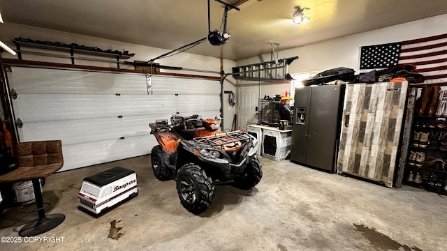7191 S Yohn Bay Pl, Wasilla, AK 99623 - garage with a garage door opener