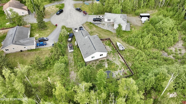 7191 S Yohn Bay Pl, Wasilla, AK 99623 - aerial view of property and surrounding area