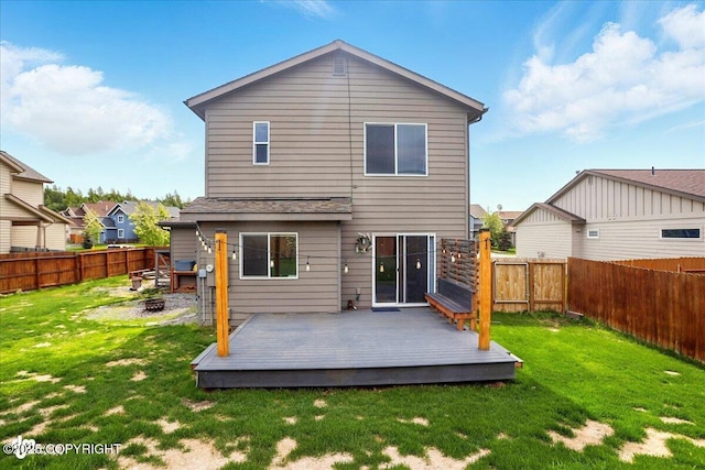 5846 Grand Teton Loop, Anchorage, AK 99502 - rear view of house featuring a deck