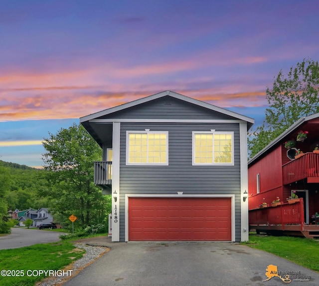 17480 Beaujolais Cir, Eagle River, AK 99577 - view of front of house featuring an attached garage and driveway