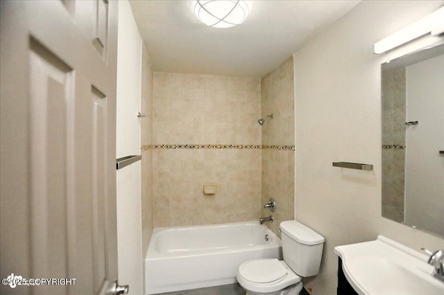 3962 Reka Dr # C1, Anchorage, AK 99508 - full bath with toilet, vanity, and shower / bath combination