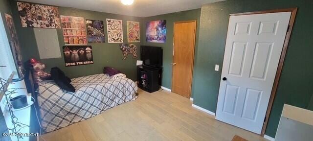301 Teal Way, Kodiak, AK 99615 - bedroom with wood finished floors and baseboards