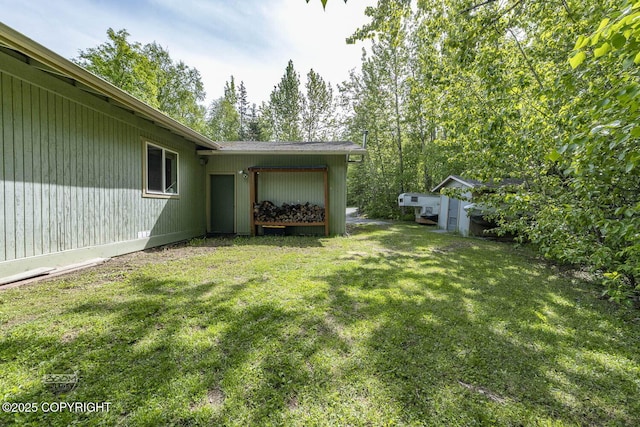 9845 E Lee Ann Dr, Palmer, AK 99645 - view of grassy yard