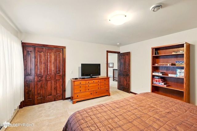 34952 Treeline Ave, Soldotna, AK 99669 - bedroom with light colored carpet and a closet