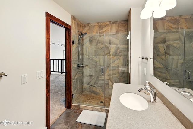 34952 Treeline Ave, Soldotna, AK 99669 - full bath with a stall shower and vanity