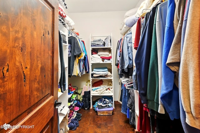 34952 Treeline Ave, Soldotna, AK 99669 - walk in closet with wood finished floors