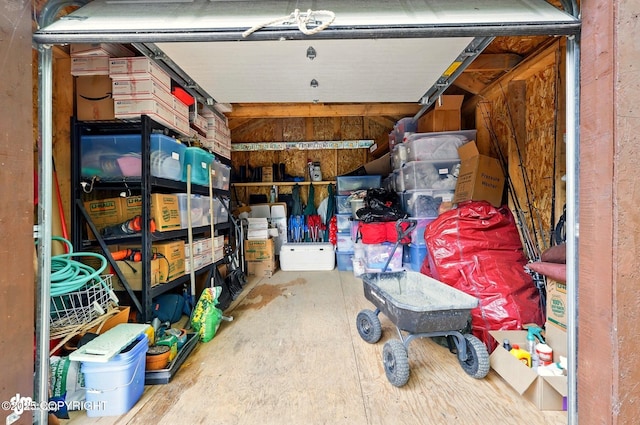 34952 Treeline Ave, Soldotna, AK 99669 - storage room featuring a garage