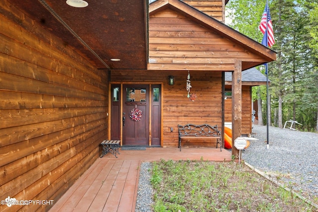 34952 Treeline Ave, Soldotna, AK 99669 - view of porch