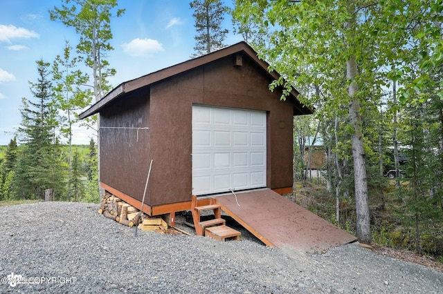 34952 Treeline Ave, Soldotna, AK 99669 - view of garage