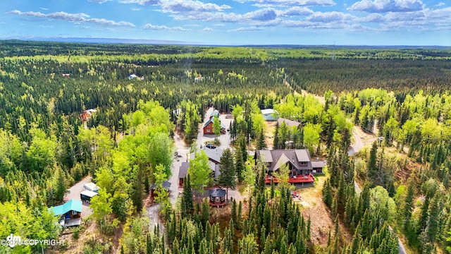 34952 Treeline Ave, Soldotna, AK 99669 - drone / aerial view of a heavily wooded area