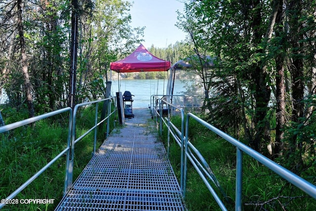 34952 Treeline Ave, Soldotna, AK 99669 - dock area with a water view