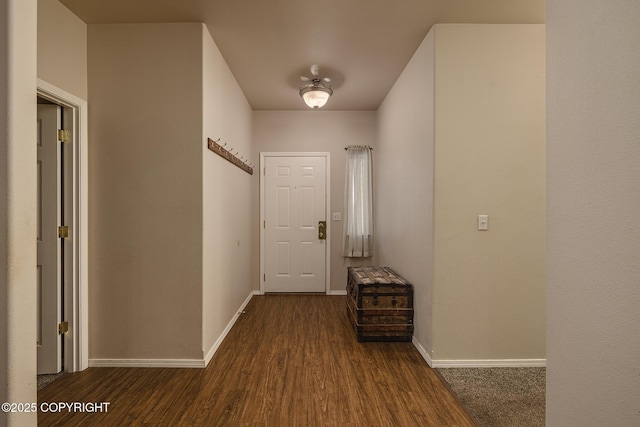9650 E Forest Grove Cir # 10B, Palmer, AK 99645 - hall with wood finished floors and baseboards