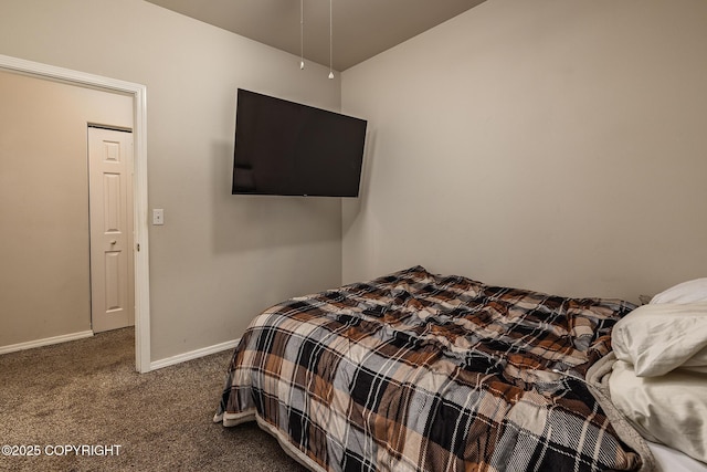 9650 E Forest Grove Cir # 10B, Palmer, AK 99645 - bedroom featuring dark carpet and baseboards