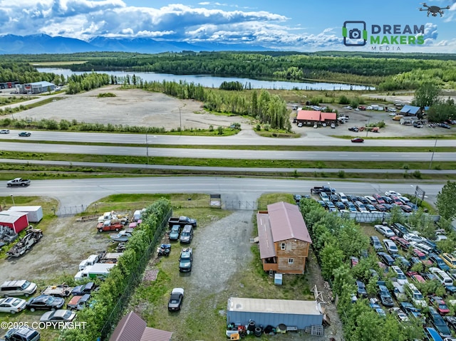 3745 W Machen Rd, Wasilla, AK 99623 - aerial view of a nearby body of water and a heavily wooded area