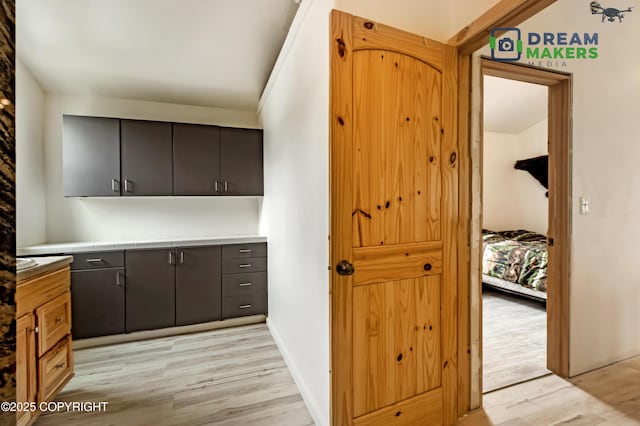 3745 W Machen Rd, Wasilla, AK 99623 - hall featuring light wood finished floors
