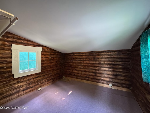 4075 Mattox Rd, Homer, AK 99603 - bonus room with vaulted ceiling and wood walls