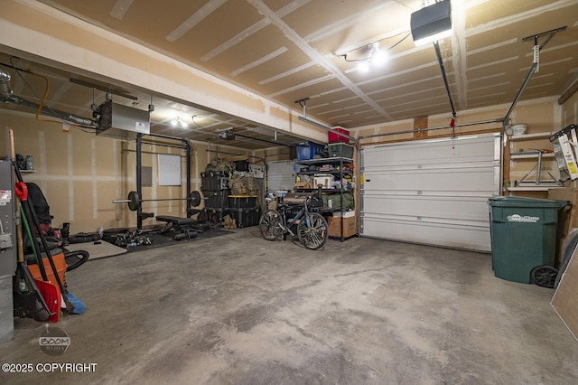 19113 Sarichef Loop, Eagle River, AK 99577 - garage featuring a garage door opener