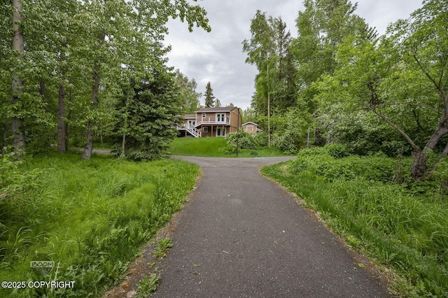 19113 Sarichef Loop, Eagle River, AK 99577 - view of home's community featuring asphalt driveway