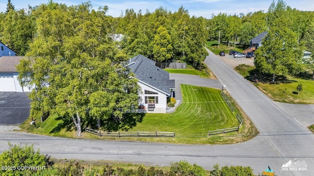 8620 Jade St, Anchorage, AK 99502 - aerial view of property and surrounding area