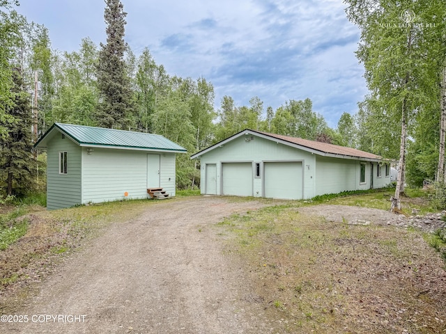 7640 W Scarlet Dr, Wasilla, AK 99623 - view of detached garage