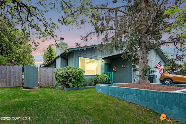 4139 Cosmos Dr, Anchorage, AK 99517 - view of front of house featuring a chimney