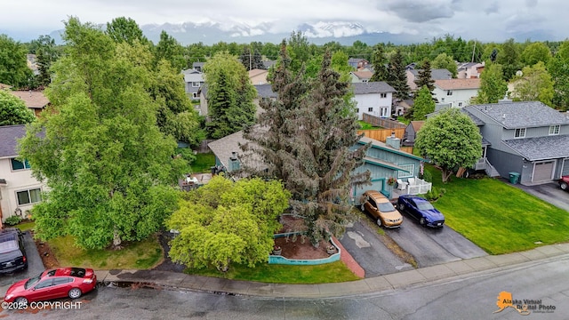 4139 Cosmos Dr, Anchorage, AK 99517 - aerial perspective of suburban area