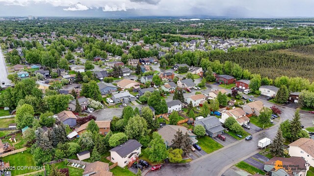 4139 Cosmos Dr, Anchorage, AK 99517 - aerial perspective of suburban area