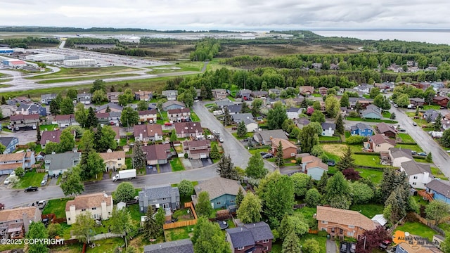 4139 Cosmos Dr, Anchorage, AK 99517 - aerial view of property's location with nearby suburban area