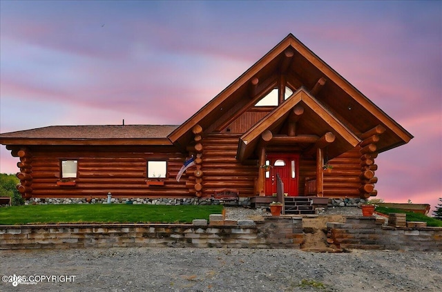 22325 Sterling Hwy, Ninilchik, AK 99639 - log home with log siding