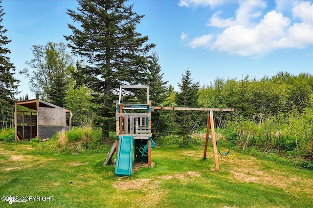 22325 Sterling Hwy, Ninilchik, AK 99639 - view of play area featuring a yard