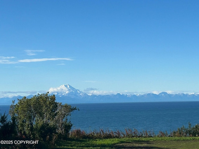 22325 Sterling Hwy, Ninilchik, AK 99639 - water view featuring a mountain backdrop