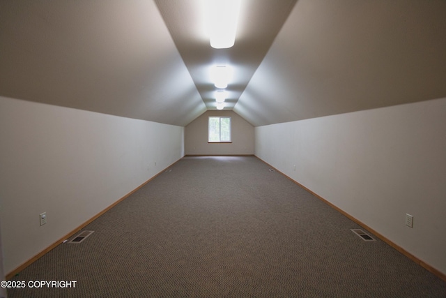 11838 N Hagion Shores Dr, Willow, AK 99688 - bonus room with vaulted ceiling, carpet, and baseboards