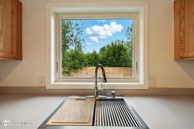 557 N Glenn Hwy, Palmer, AK 99645 - kitchen view of light countertops and a sink