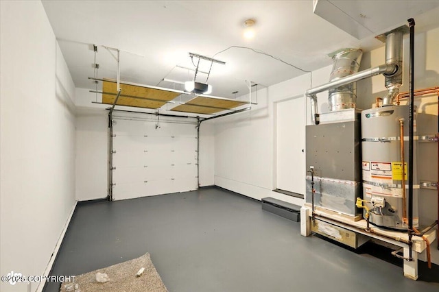 557 N Glenn Hwy, Palmer, AK 99645 - garage featuring a garage door opener and water heater